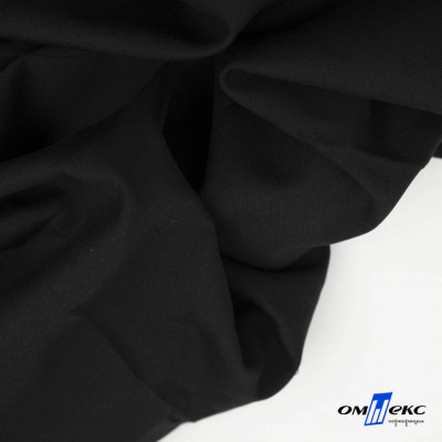 Ткань костюмная "Матте" 80% P, 16% R, 4% S, 170 г/м2, шир.150 см, цв-черный #1 - купить в Пскове. Цена 372.90 руб.