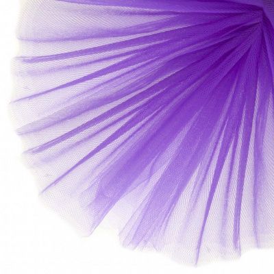 Фатин матовый 16-85, 12 гр/м2, шир.300см, цвет фиолетовый - купить в Пскове. Цена 96.31 руб.