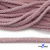 Шнур плетеный d-6 мм круглый, 70% хлопок 30% полиэстер, уп.90+/-1 м, цв.1087-розовый - купить в Пскове. Цена: 588 руб.