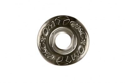 Кнопка металлическая "Альфа" с пружиной, 15 мм (уп. 720+/-20 шт), цвет никель - купить в Пскове. Цена: 1 466.73 руб.