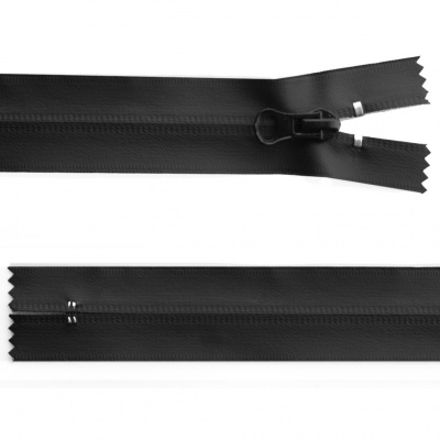 Молния водонепроницаемая PVC Т-7, 20 см, неразъемная, цвет чёрный - купить в Пскове. Цена: 21.56 руб.