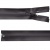Молния водонепроницаемая PVC Т-7, 60 см, разъемная, цвет (301) т.серый - купить в Пскове. Цена: 49.39 руб.