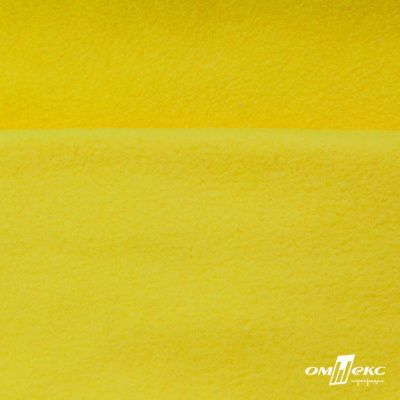 Флис DTY 14-0760, 240 г/м2, шир. 150 см, цвет яркий желтый - купить в Пскове. Цена 640.46 руб.