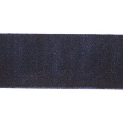 Лента бархатная нейлон, шир.25 мм, (упак. 45,7м), цв.180-т.синий - купить в Пскове. Цена: 800.84 руб.