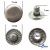 Кнопка металлическая "Альфа" с пружиной, 15 мм (уп. 720+/-20 шт), цвет никель - купить в Пскове. Цена: 1 466.73 руб.