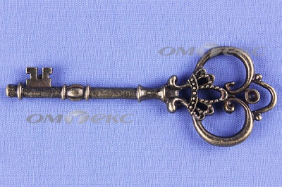 Декоративный элемент для творчества из металла "Ключ"8,5 см  - купить в Пскове. Цена: 26.66 руб.