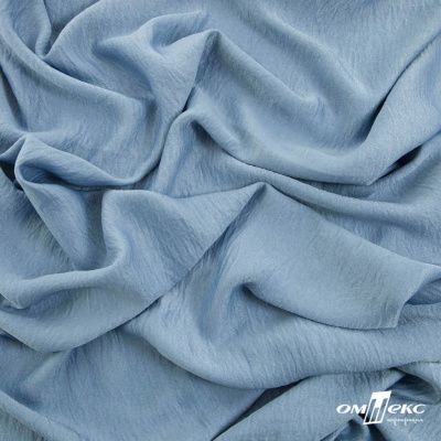 Ткань плательная Муар, 100% полиэстер,165 (+/-5) гр/м2, шир. 150 см, цв. Серо-голубой - купить в Пскове. Цена 215.65 руб.
