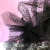 Евро-фатин горох, 100% полиэфир, 15 г/м2, 150 см. 16-167/черный - купить в Пскове. Цена 241.13 руб.