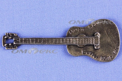 Декоративный элемент для творчества из металла "Гитара"  - купить в Пскове. Цена: 19.99 руб.