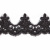 Сутажное кружево «Алансон»  на сетке (бисер) XDH3235, шир.60 мм, (уп. 9,14 м ), цв.-черный - купить в Пскове. Цена: 2 156.52 руб.