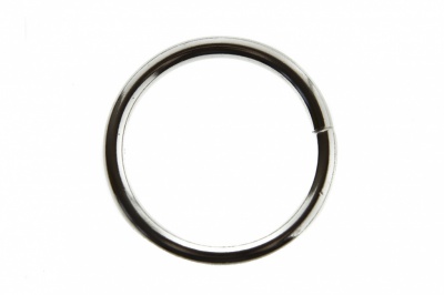 Кольцо металлическое d-3 х 32 мм, цв.-никель - купить в Пскове. Цена: 3.92 руб.