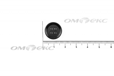 51400/15 мм (4 пр) черные пуговицы - купить в Пскове. Цена: 0.67 руб.