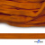 Шнур плетеный (плоский) d-12 мм, (уп.90+/-1м), 100% полиэстер, цв.267 - оранжевый - купить в Пскове. Цена: 8.62 руб.