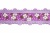 Тесьма декоративная 0385-6169, шир. 25 мм/уп. 22,8+/-1 м, цвет 01-фиолетовый - купить в Пскове. Цена: 387.43 руб.