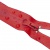 Молния водонепроницаемая PVC Т-7, 20 см, неразъемная, цвет (820)-красный - купить в Пскове. Цена: 21.56 руб.