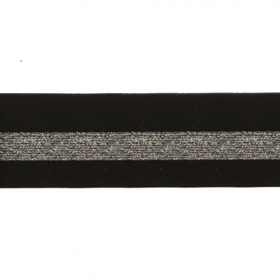 #2/6-Лента эластичная вязаная с рисунком шир.52 мм (45,7+/-0,5 м/бобина) - купить в Пскове. Цена: 69.33 руб.