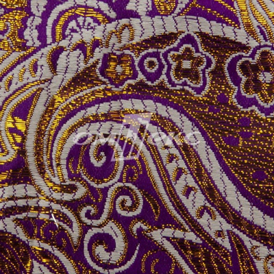 Ткань костюмная жаккард №9, 140 гр/м2, шир.150см, цвет фиолет - купить в Пскове. Цена 387.20 руб.