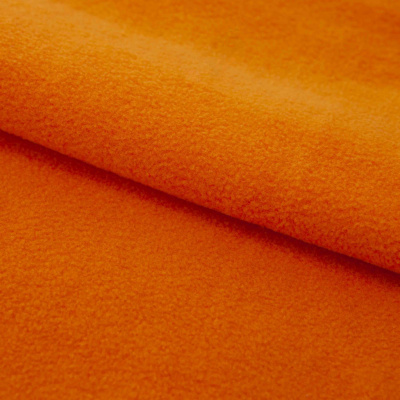 Флис DTY 16-1358, 250 г/м2, шир. 150 см, цвет оранжевый - купить в Пскове. Цена 640.46 руб.