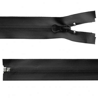 Молния водонепроницаемая PVC Т-7, 100 см, разъемная, цвет чёрный - купить в Пскове. Цена: 61.89 руб.
