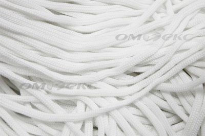 Шнур Т-02 (4с2) мелкое плетение 4мм 100 м белый - купить в Пскове. Цена: 2.50 руб.