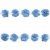 Тесьма плетеная "Рюш", упак. 9,14 м, цвет голубой - купить в Пскове. Цена: 45.87 руб.
