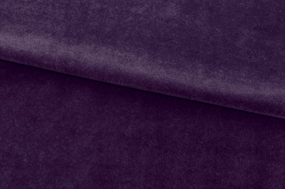 Бархат стрейч, 240 гр/м2, шир.160см, (2,4 м/кг), цвет 27/фиолет - купить в Пскове. Цена 886.02 руб.