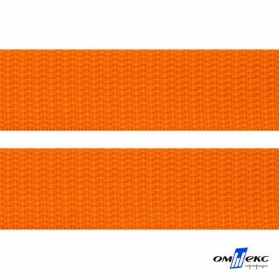 Оранжевый - цв.523 - Текстильная лента-стропа 550 гр/м2 ,100% пэ шир.50 мм (боб.50+/-1 м) - купить в Пскове. Цена: 797.67 руб.