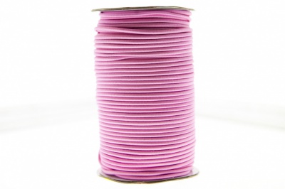 0370-1301-Шнур эластичный 3 мм, (уп.100+/-1м), цв.141- розовый - купить в Пскове. Цена: 459.62 руб.