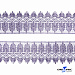 Кружево гипюр 0575-3188, шир. 80 мм/уп.13,7 м, цвет 107-сиреневый
