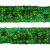 Тесьма с пайетками D4, шир. 20 мм/уп. 25+/-1 м, цвет зелёный - купить в Пскове. Цена: 778.19 руб.