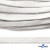 Шнур плетеный d-8 мм плоский, 70% хлопок 30% полиэстер, уп.85+/-1 м, цв.1018-белый - купить в Пскове. Цена: 735 руб.