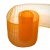 Лента капроновая "Гофре", шир. 110 мм/уп. 50 м, цвет оранжевый - купить в Пскове. Цена: 26.93 руб.