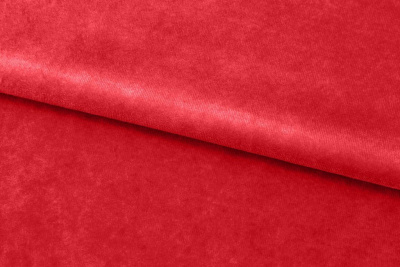 Бархат стрейч, 240 гр/м2, шир.160см, (2,4 м/кг), цвет 14/красный - купить в Пскове. Цена 886.02 руб.