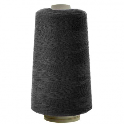 Швейные нитки (армированные) 28S/2, нам. 2 500 м, цвет чёрный - купить в Пскове. Цена: 139.91 руб.