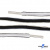 Шнурки #4-27, круглые 130 см, двухцветные (черно/белый) - купить в Пскове. Цена: 47.04 руб.