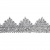 Тесьма металлизированная 0384-0240, шир. 40 мм/уп. 25+/-1 м, цвет серебро - купить в Пскове. Цена: 490.74 руб.