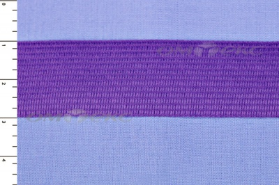 Окантовочная тесьма №0225, шир. 22 мм (в упак. 100 м), цвет фиолет - купить в Пскове. Цена: 271.60 руб.