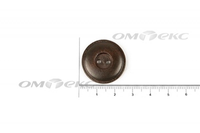 Пуговица деревянная круглая №54 (25мм) - купить в Пскове. Цена: 4.12 руб.
