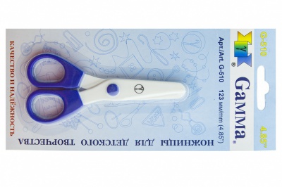 Ножницы G-510 детские 123 мм - купить в Пскове. Цена: 137.45 руб.