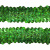 Тесьма с пайетками D4, шир. 30 мм/уп. 25+/-1 м, цвет зелёный - купить в Пскове. Цена: 1 087.39 руб.