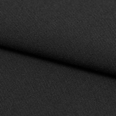 Костюмная ткань с вискозой "Рошель", 250 гр/м2, шир.150см, цвет чёрный - купить в Пскове. Цена 438.12 руб.