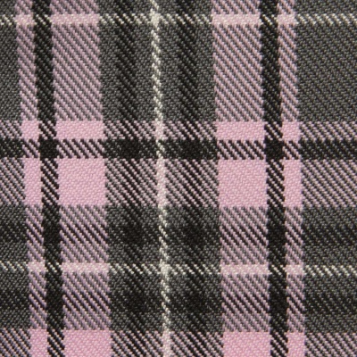 Ткань костюмная клетка 25577 2014, 230 гр/м2, шир.150см, цвет серый/роз/ч/бел - купить в Пскове. Цена 545.24 руб.