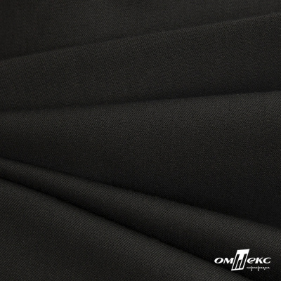 Костюмная ткань с вискозой "Диана", 260 гр/м2, шир.150см, цвет чёрный - купить в Пскове. Цена 434.07 руб.