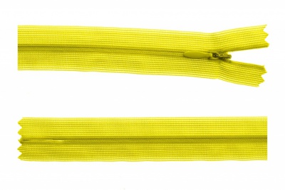 Молния потайная Т3 131, 20 см, капрон, цвет жёлтый - купить в Пскове. Цена: 5.12 руб.