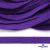 Шнур плетеный d-8 мм плоский, 70% хлопок 30% полиэстер, уп.85+/-1 м, цв.1030-фиолет - купить в Пскове. Цена: 735 руб.