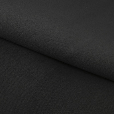 Костюмная ткань "Элис", 220 гр/м2, шир.150 см, цвет чёрный - купить в Пскове. Цена 308 руб.