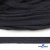 Шнур плетеный d-8 мм плоский, 70% хлопок 30% полиэстер, уп.85+/-1 м, цв.1010-т.синий - купить в Пскове. Цена: 735 руб.