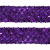 Тесьма с пайетками 12, шир. 35 мм/уп. 25+/-1 м, цвет фиолет - купить в Пскове. Цена: 1 308.30 руб.