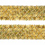 Тесьма с пайетками D16, шир. 35 мм/уп. 25+/-1 м, цвет золото - купить в Пскове. Цена: 1 281.60 руб.