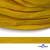 Шнур плетеный (плоский) d-12 мм, (уп.90+/-1м), 100% полиэстер, цв.269 - жёлтый - купить в Пскове. Цена: 8.62 руб.